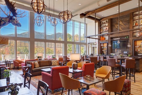 The Notch Grille with Scenic Views of Fall Foliage