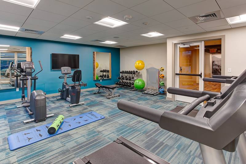 Fitness Center Gym at The Glen House Hotel