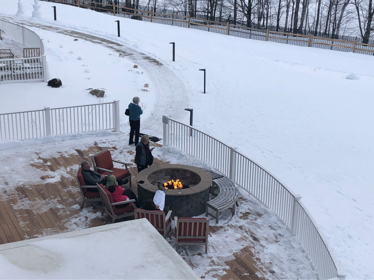 fireplace at mt washington