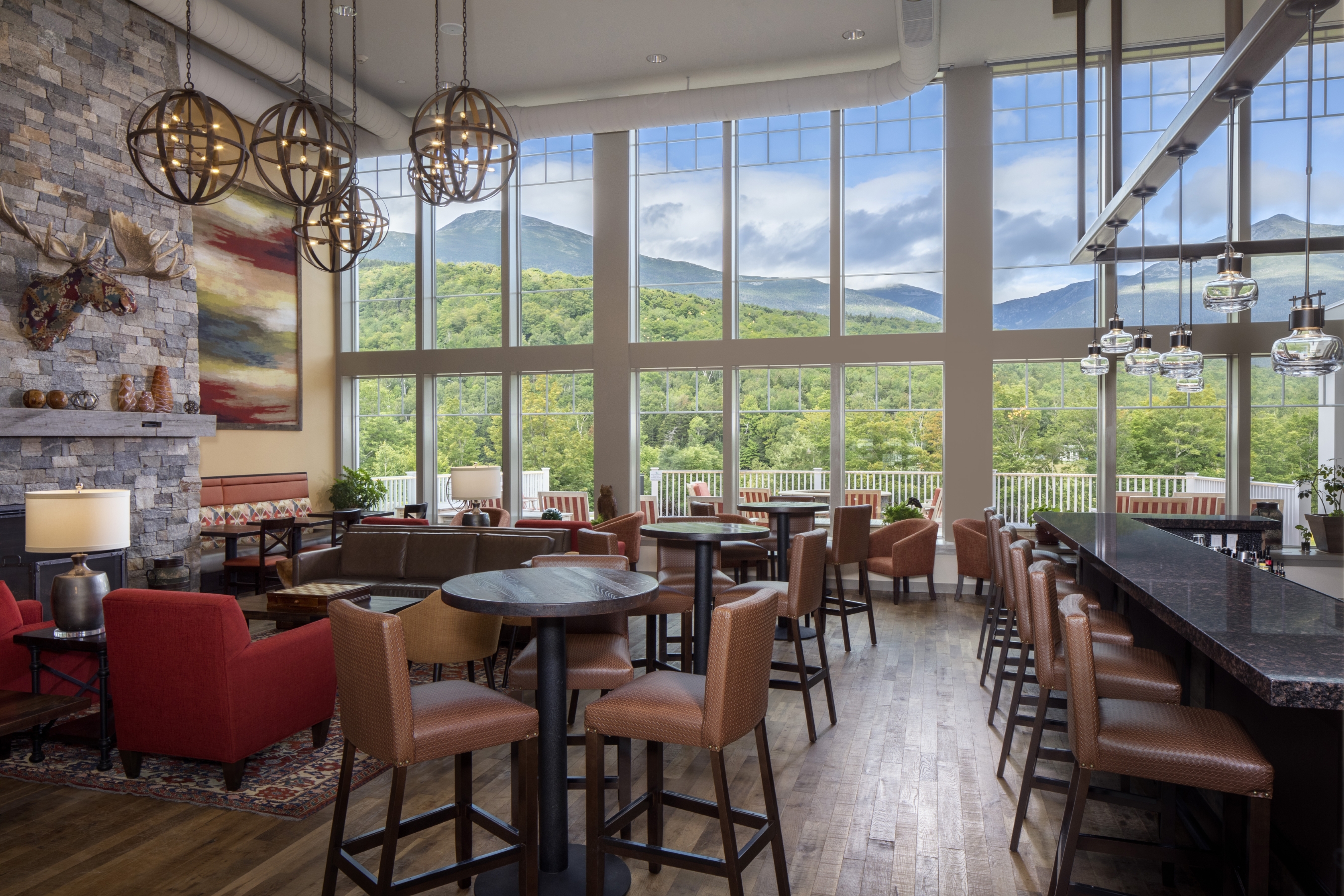 Dining room in The Notch Grille